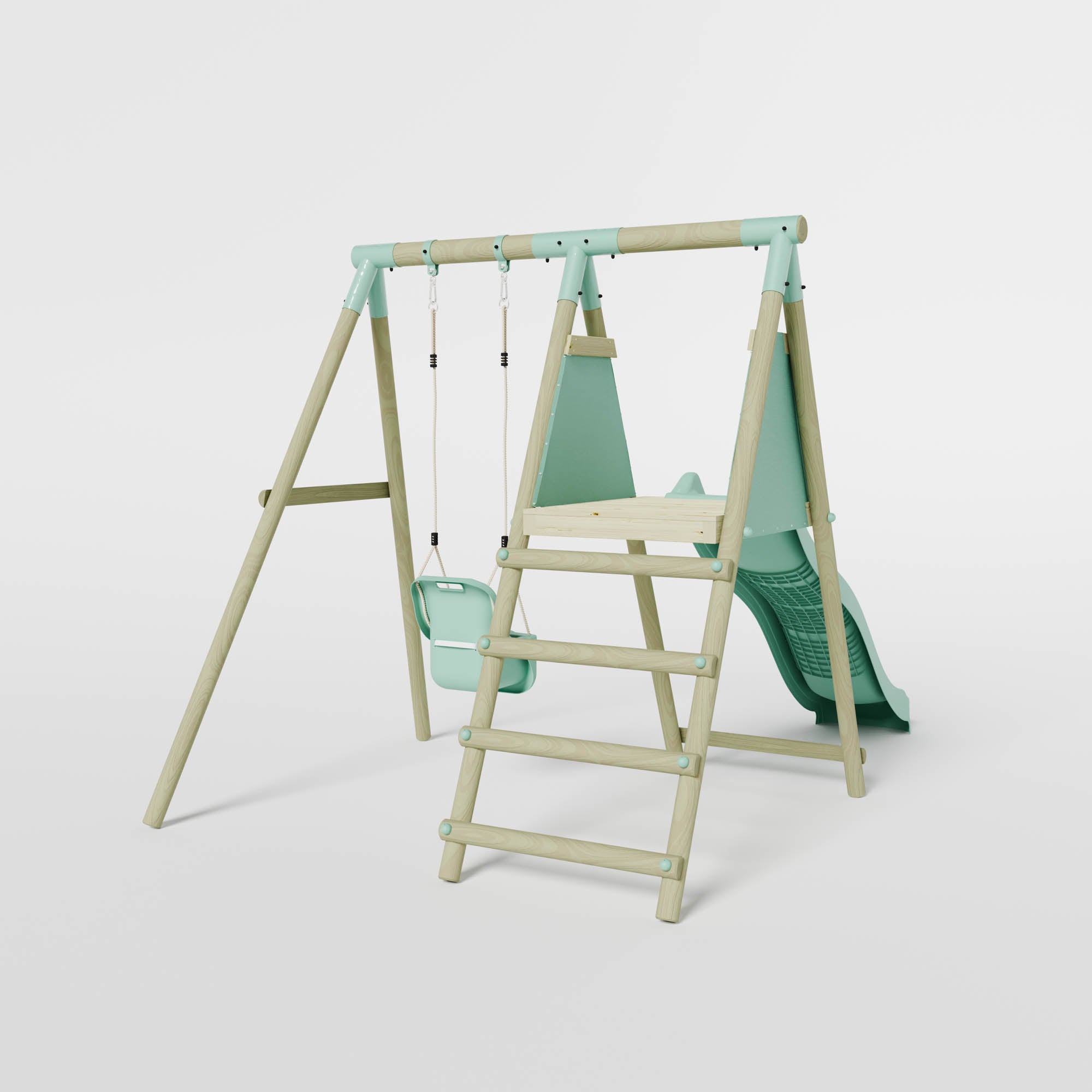 Single Baby Seat Swing with Slide
