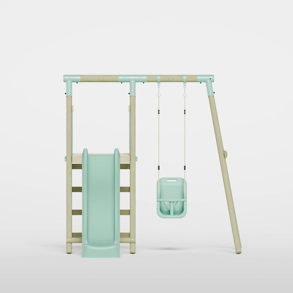 Single Baby Seat Swing with Slide