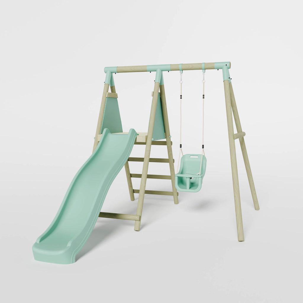 Single Baby Seat Swing with Slide