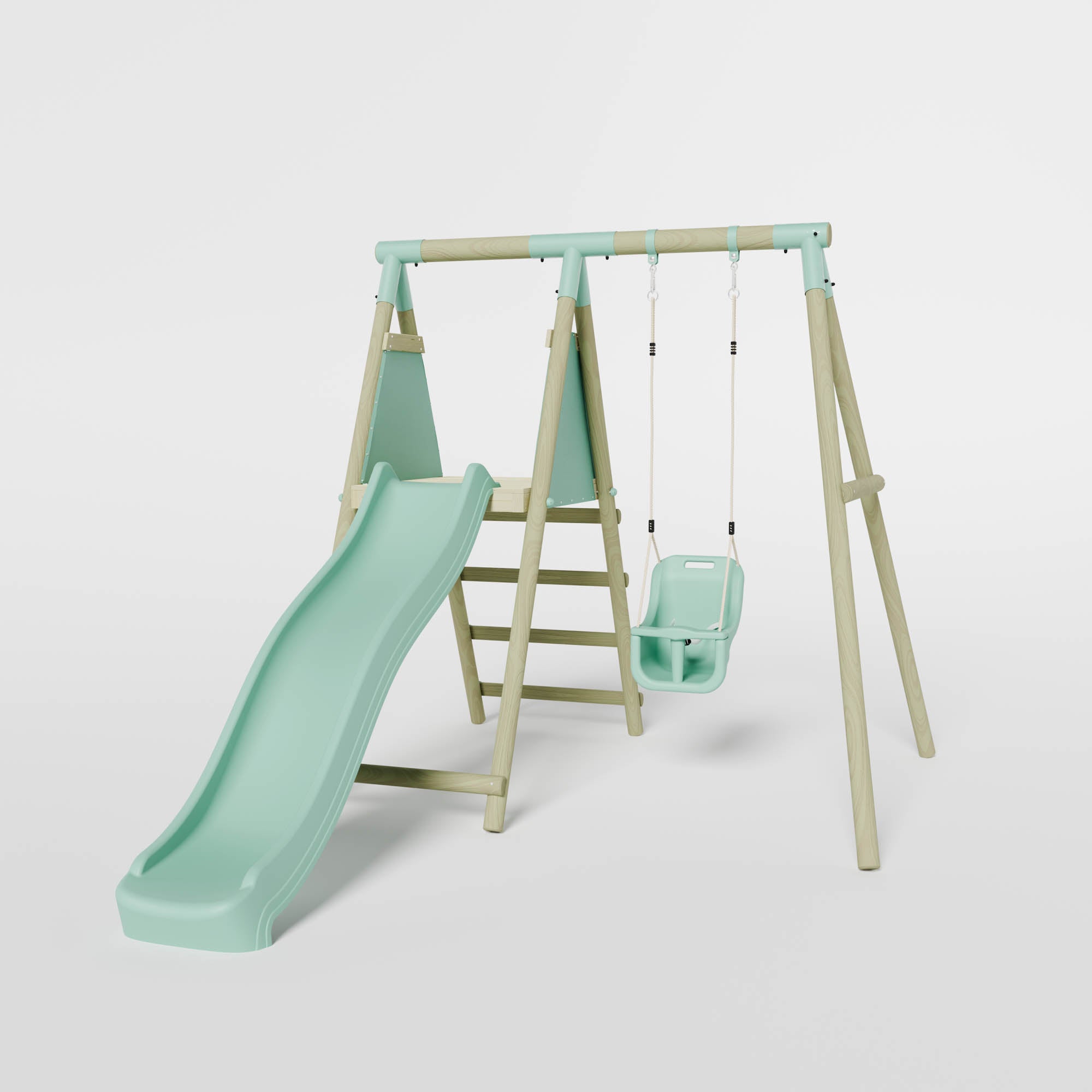 Single Baby Seat Swing with Slide