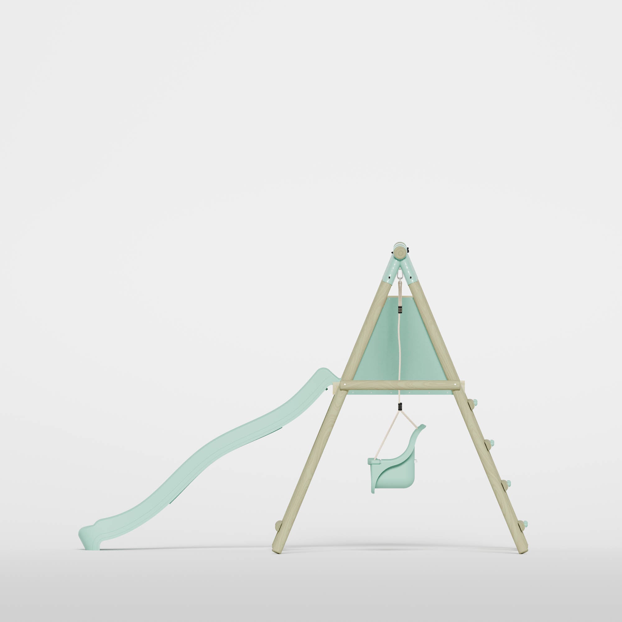 Single Baby Seat Swing with Slide