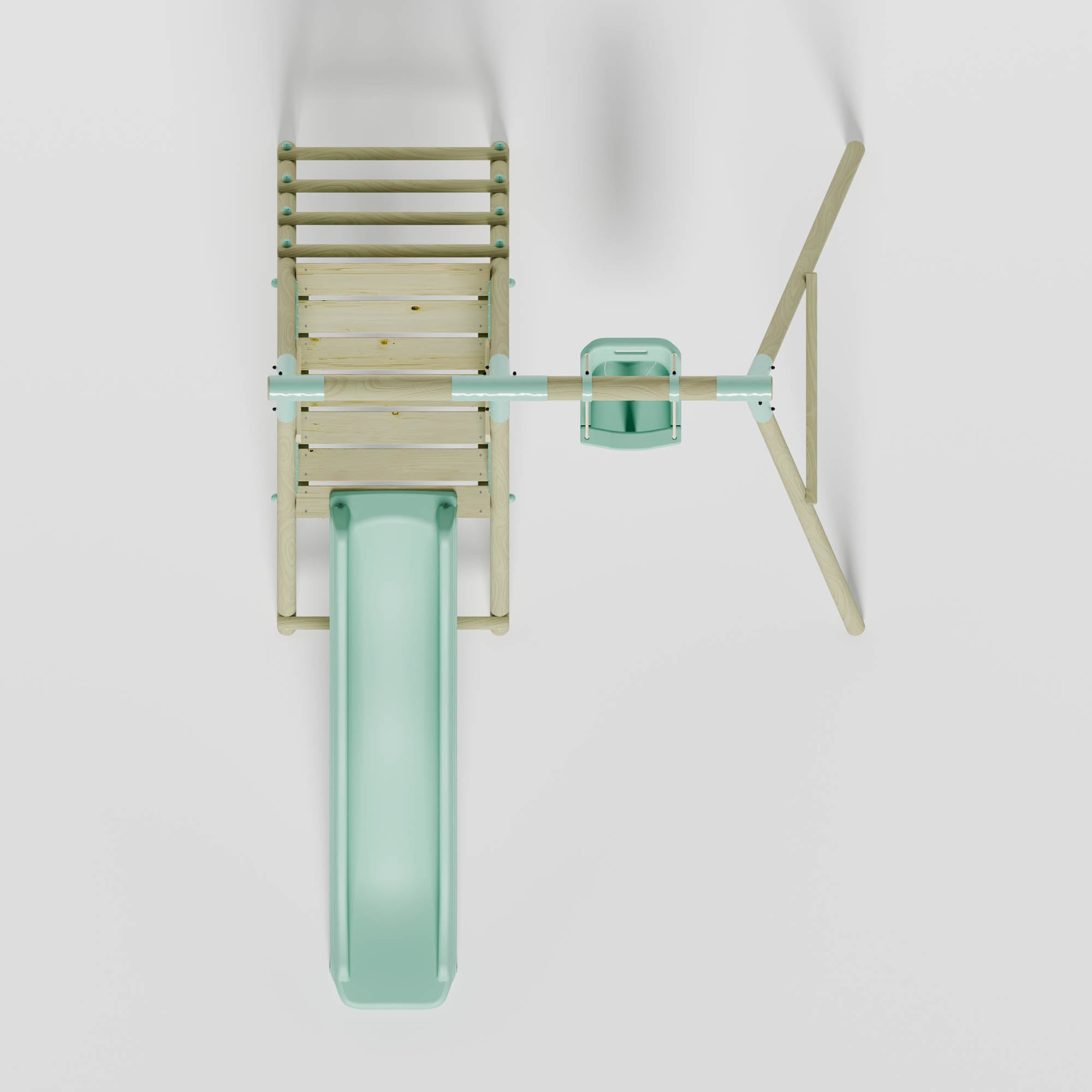 Single Baby Seat Swing with Slide