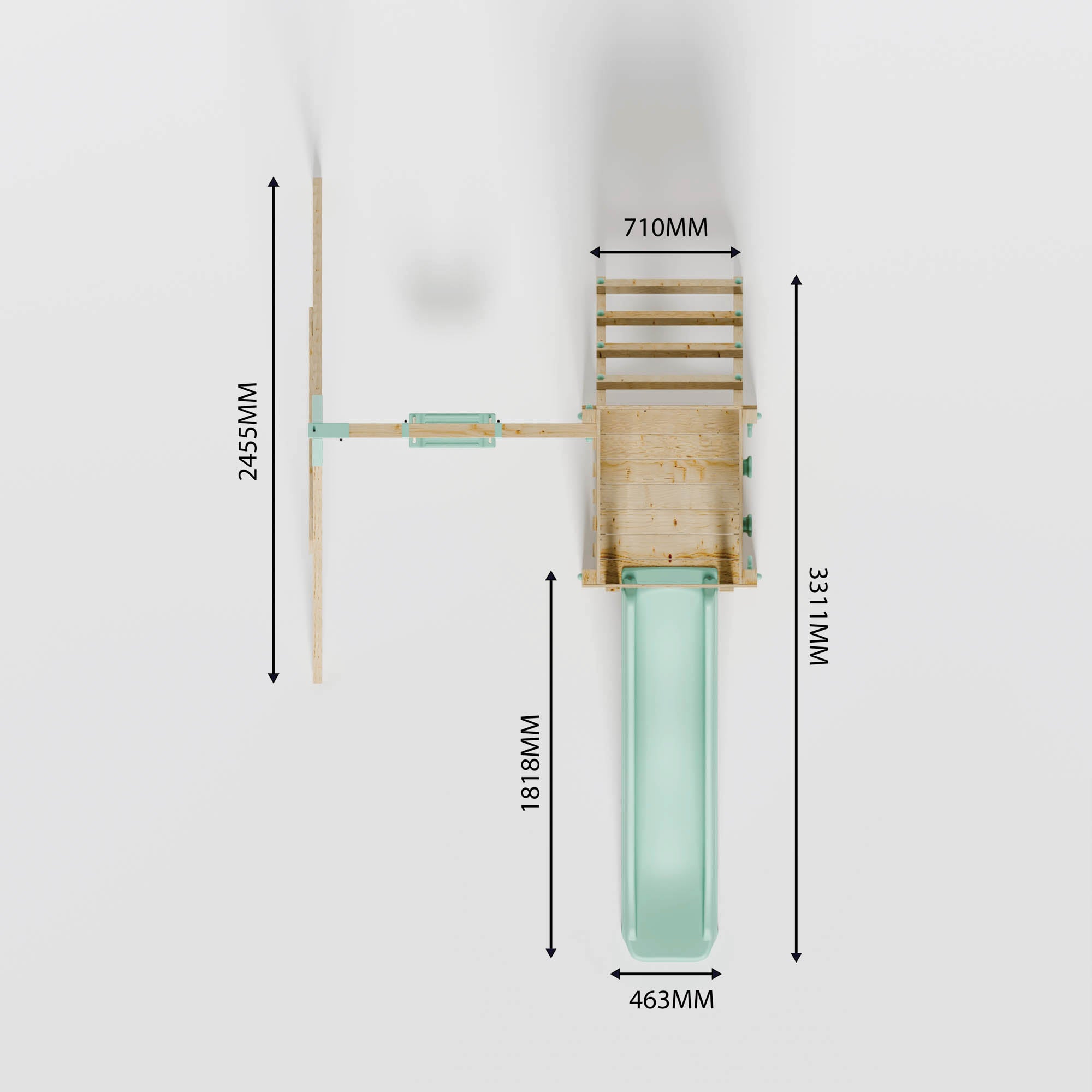 Climbing Frame with Slide & Swing