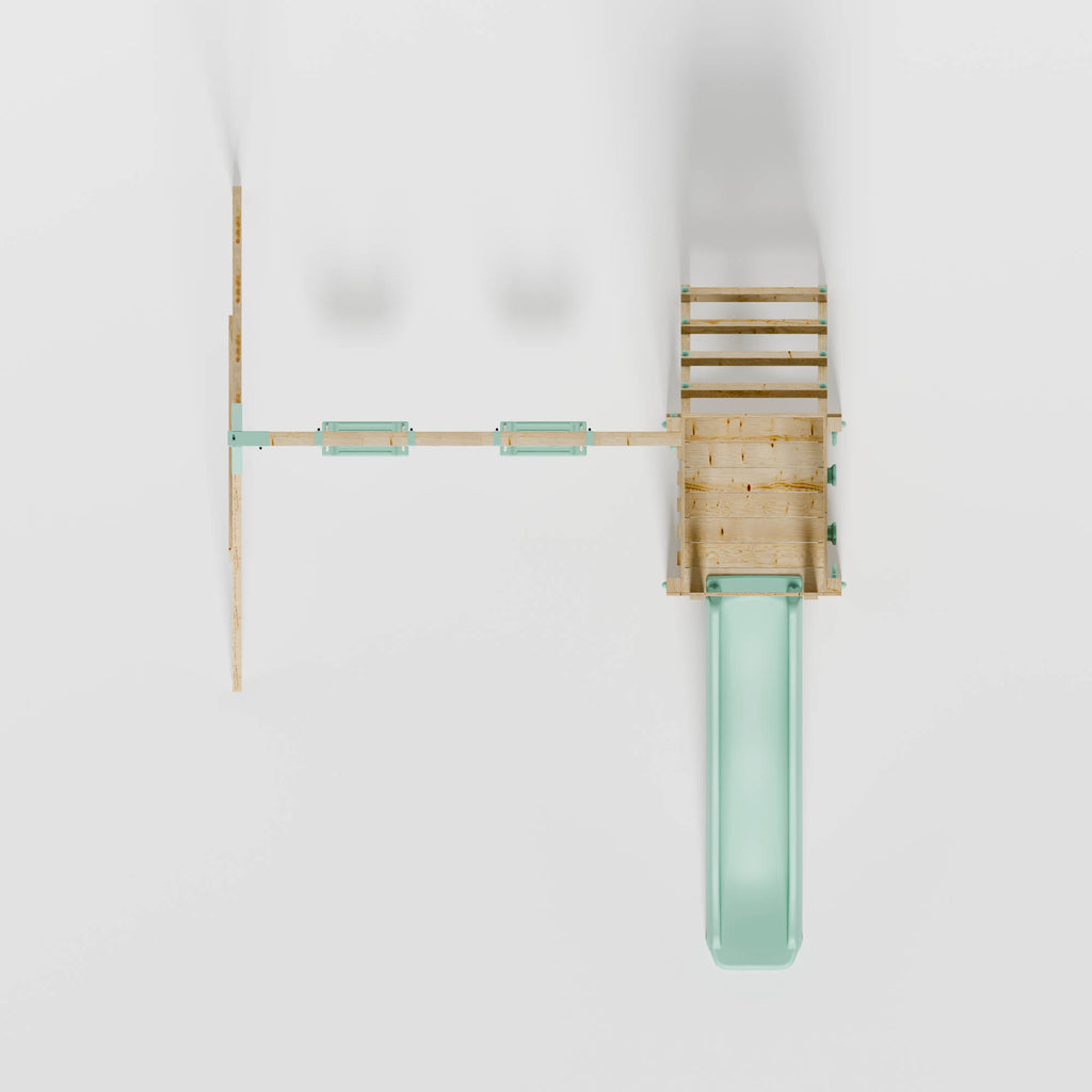 Climbing Frame with Slide & Double Swing