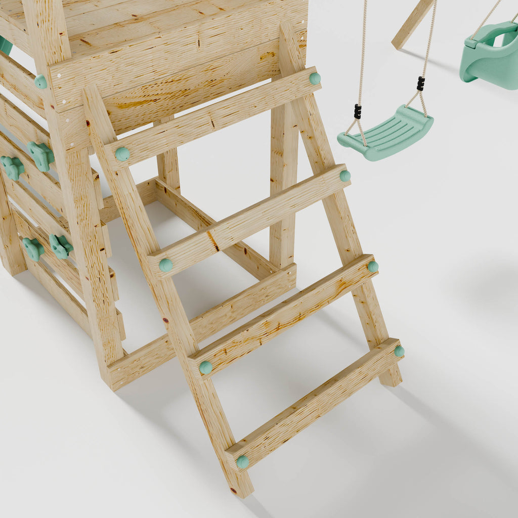 Climbing Frame with Slide, Swing & Baby Swing