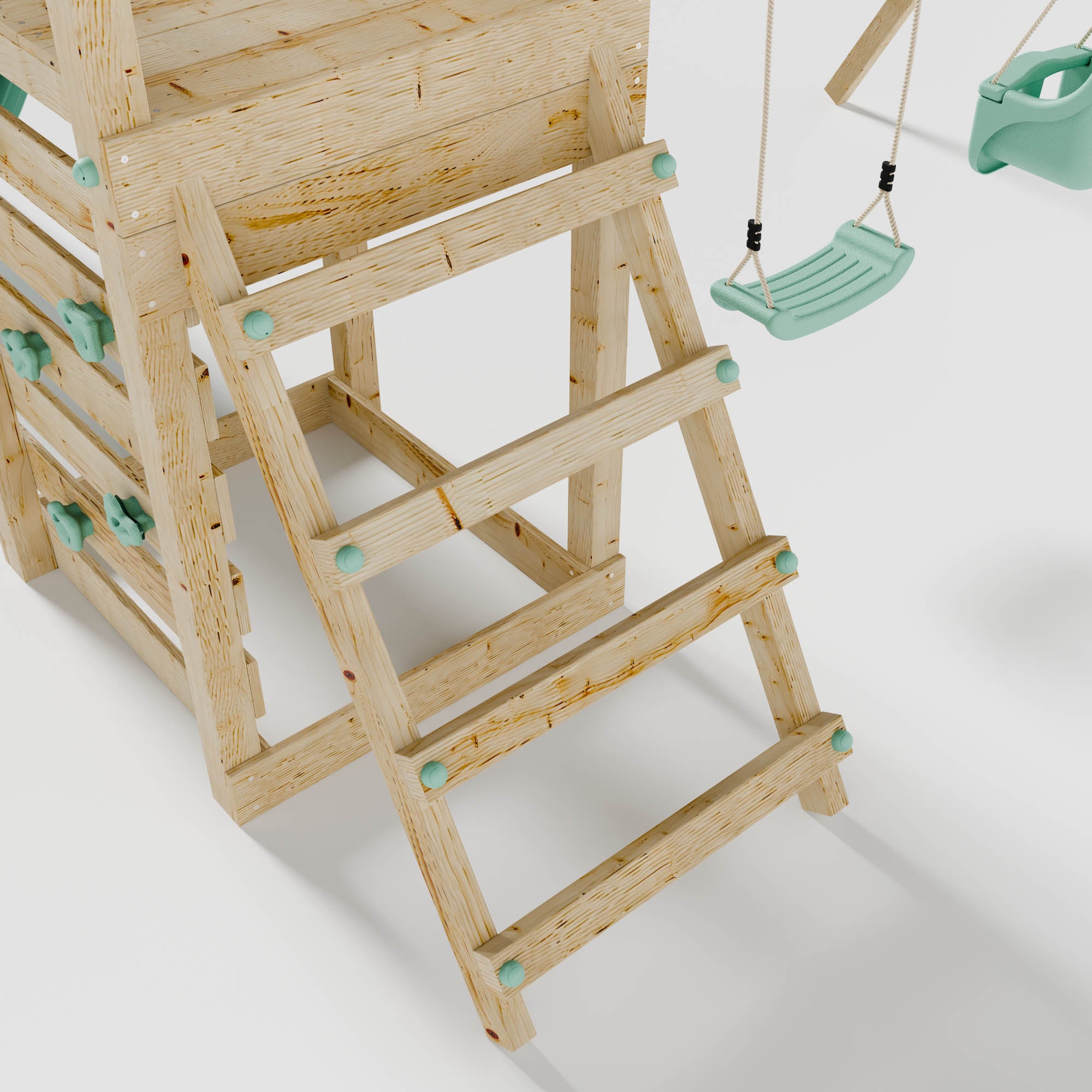 Climbing Frame with Slide, Swing & Baby Swing