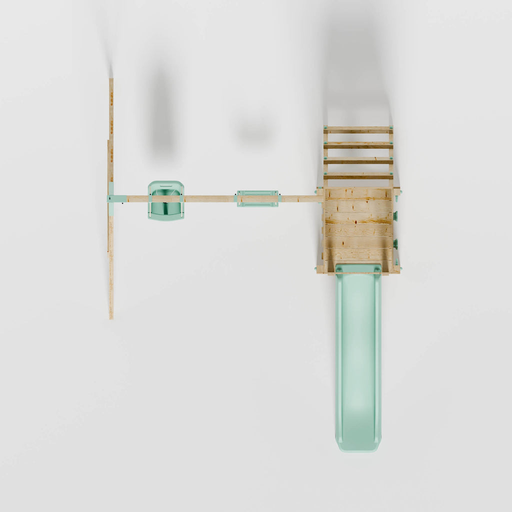 Climbing Frame with Slide, Swing & Baby Swing