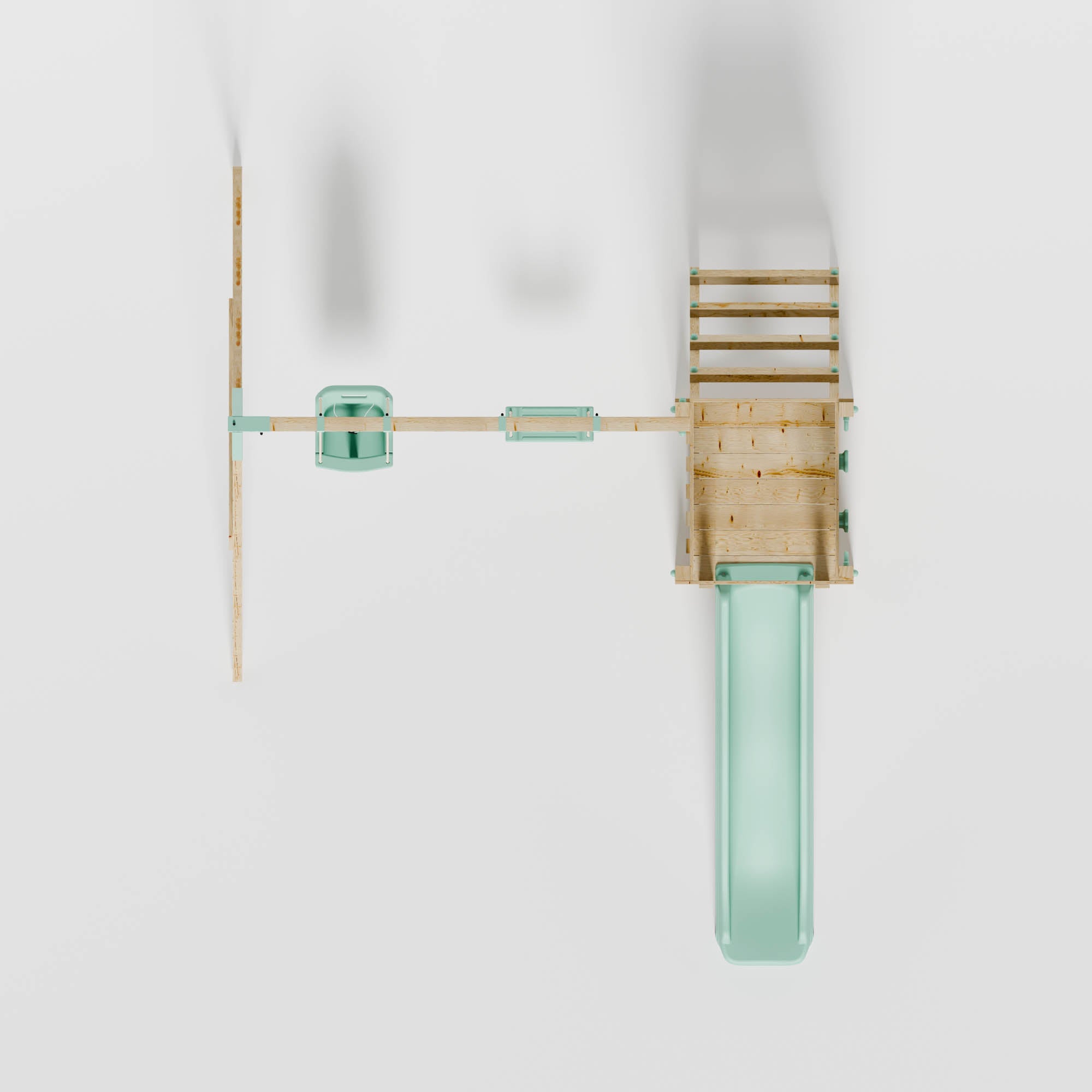 Climbing Frame with Slide, Swing & Baby Swing