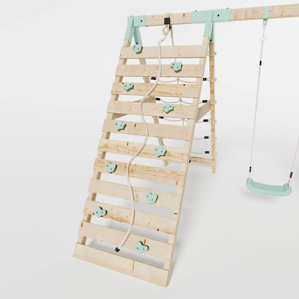 Climbing Frame with Slide, Swing & Climbing Frame