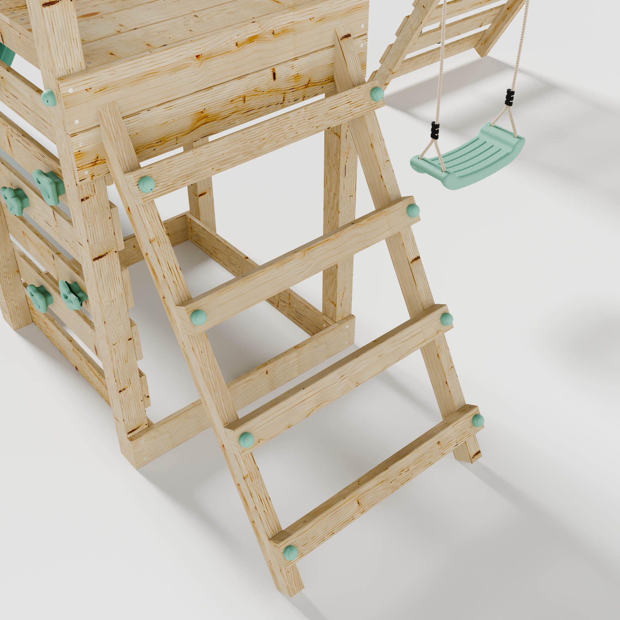 Climbing Frame with Slide, Swing & Climbing Frame