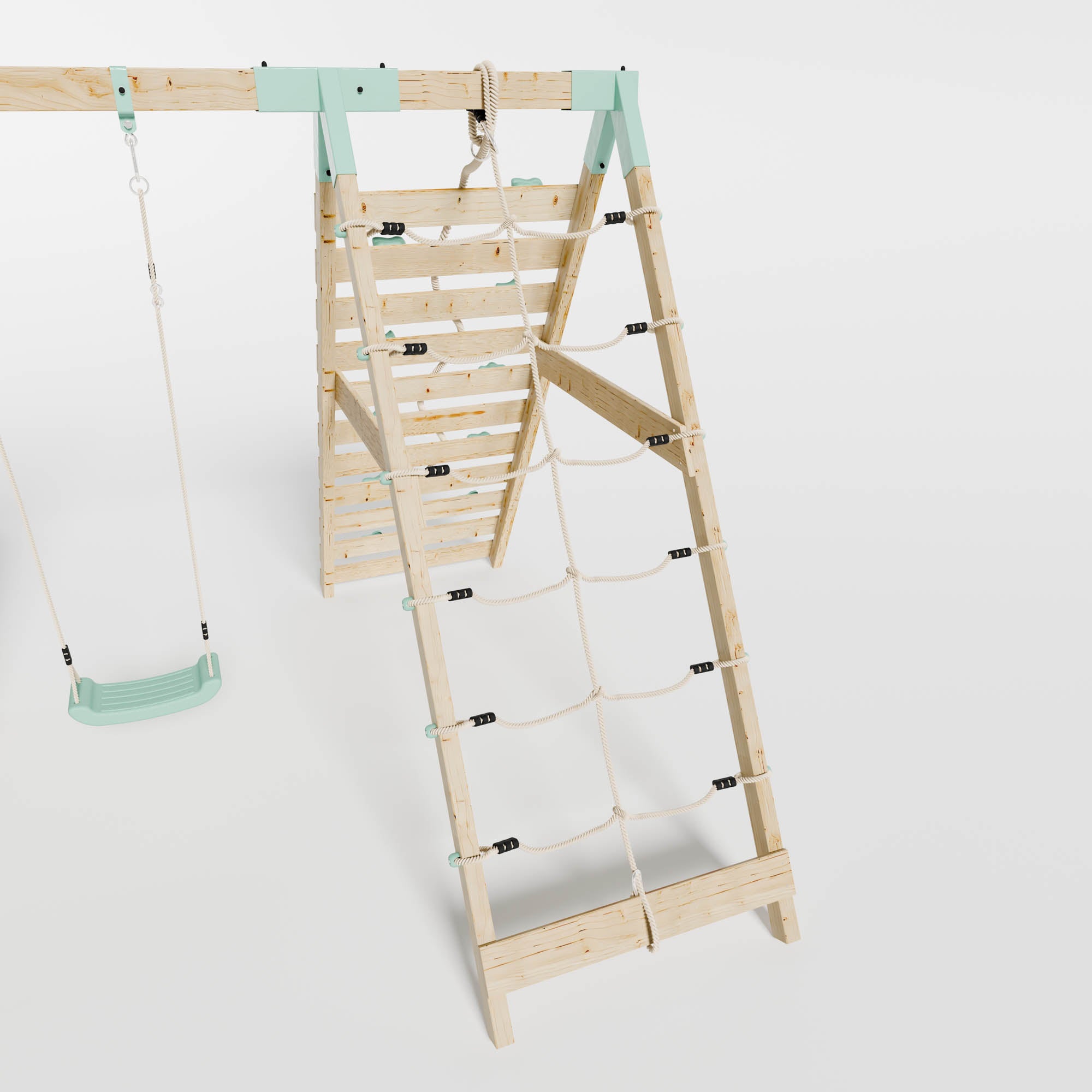 Climbing Frame with Slide, Swing & Climbing Frame