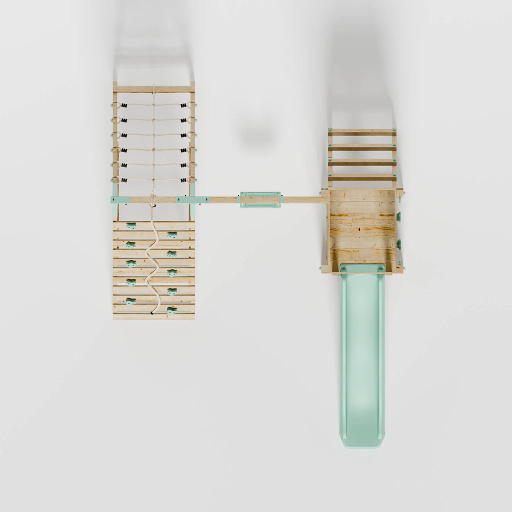 Climbing Frame with Slide, Swing & Climbing Frame