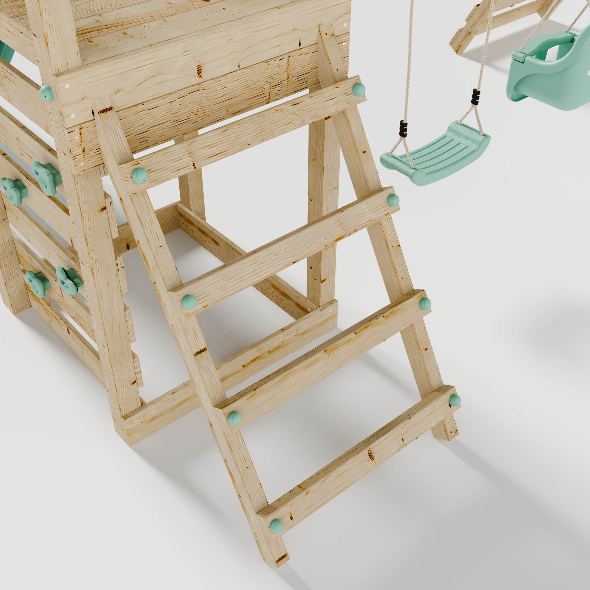 Climbing Frame with Slide, Swing, Baby Swing & Climbing Frame