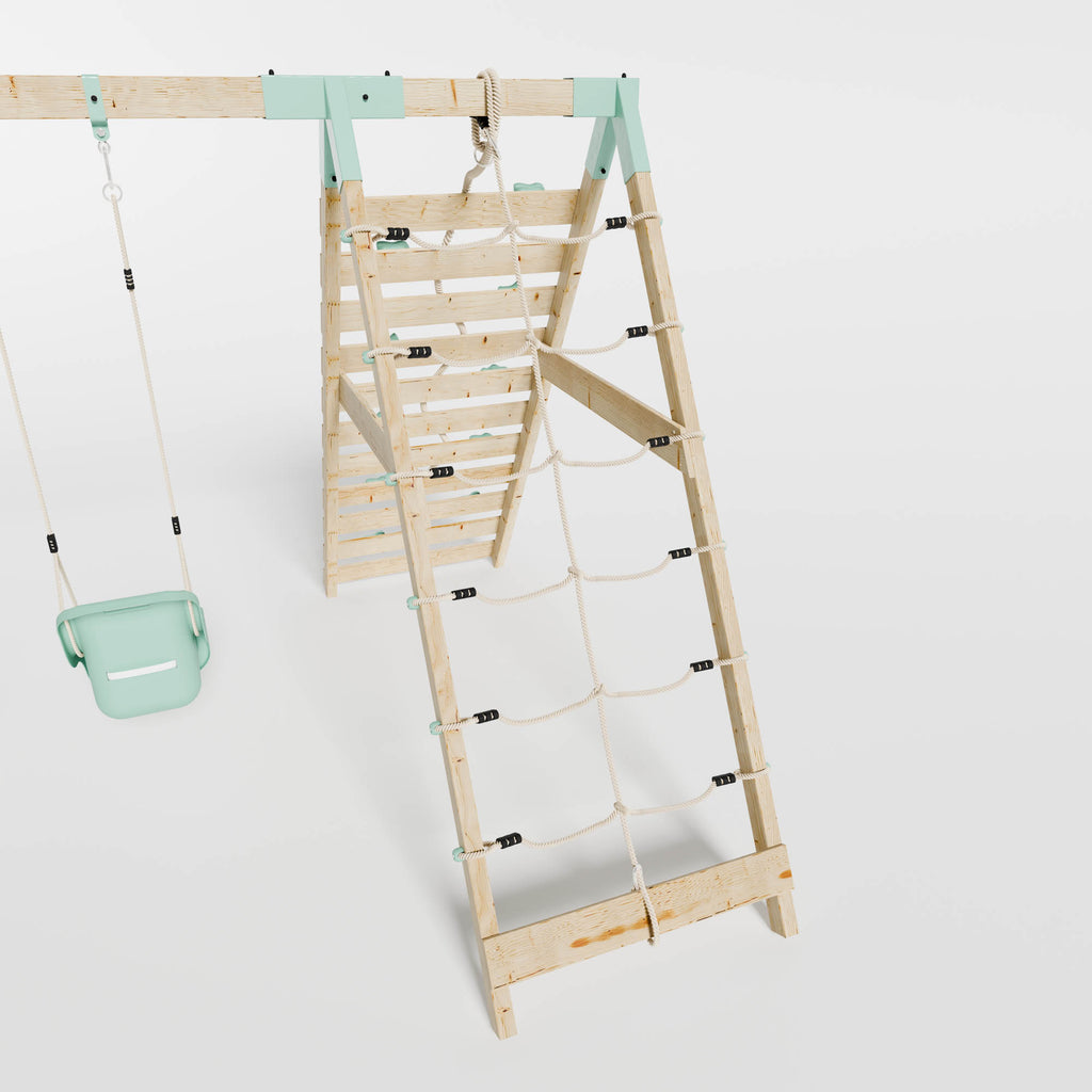 Climbing Frame with Slide, Swing, Baby Swing & Climbing Frame