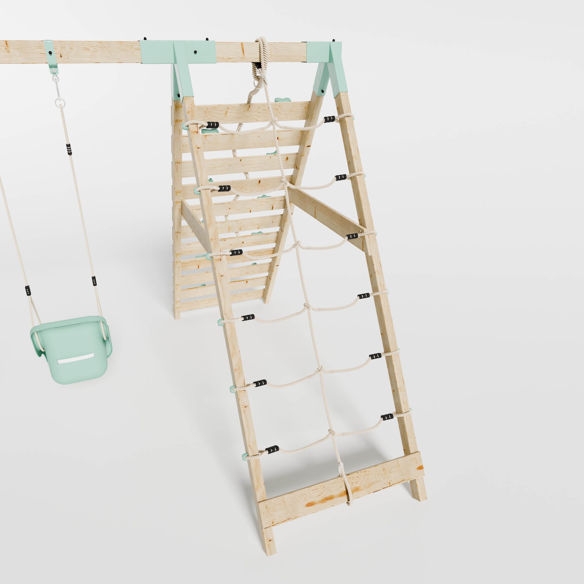 Climbing Frame with Slide, Swing, Baby Swing & Climbing Frame