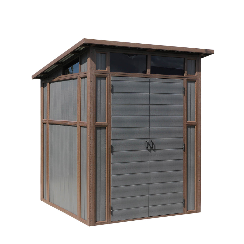 7 x 7 Premium Composite Pent Shed