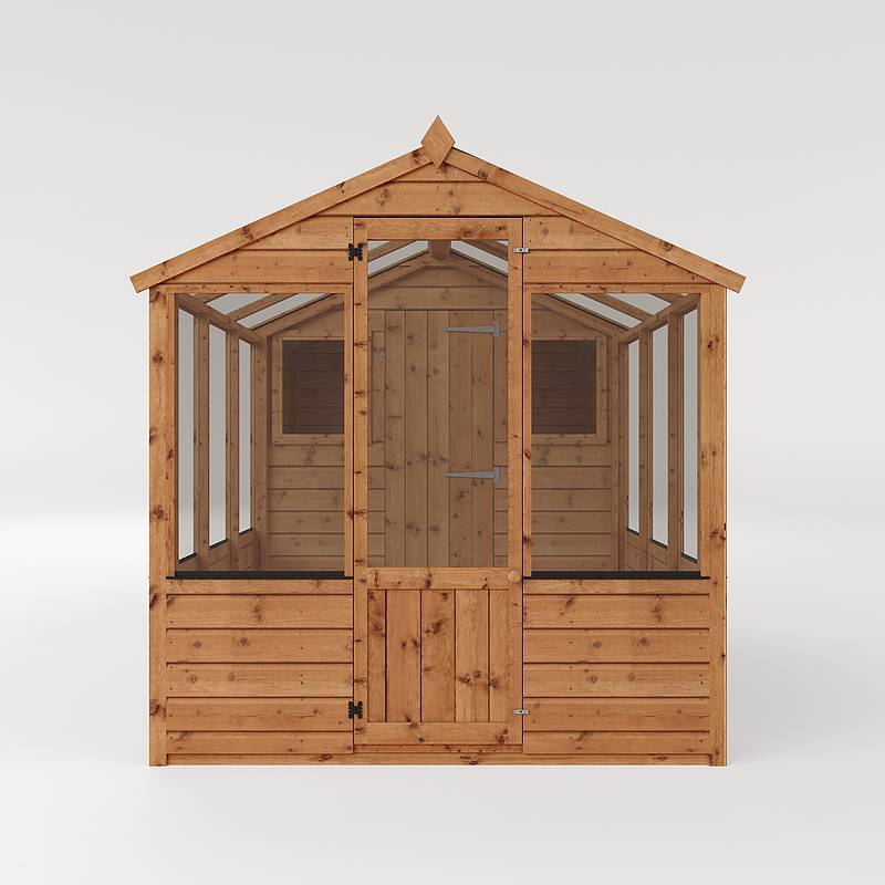 10 x 6 Tongue and Groove Combi Greenhouse and Wooden Storage Shed
