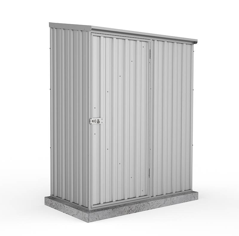 Absco 5 x 3 Titanium Easy Build Pent Metal Shed