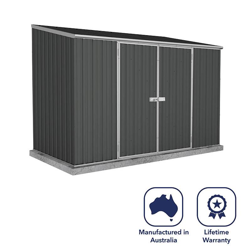 Absco 10 x 5 Monument Metal Space Saver Pent Metal Shed