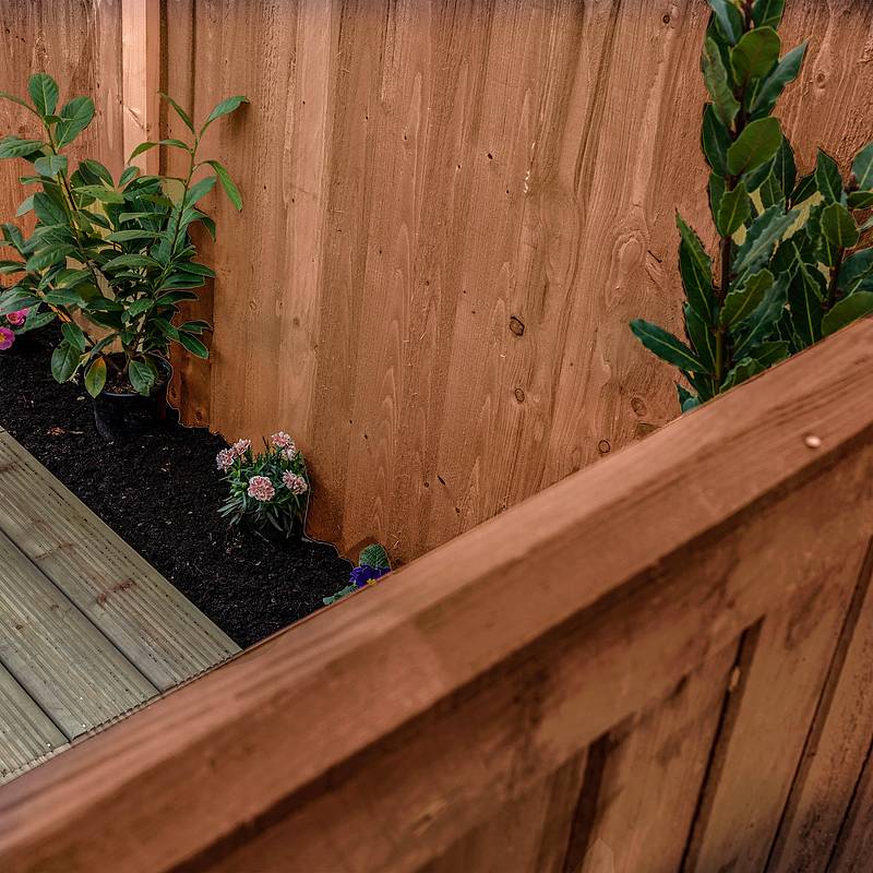 3ft x 6ft Pressure Treated Feather Edge Fence Panel