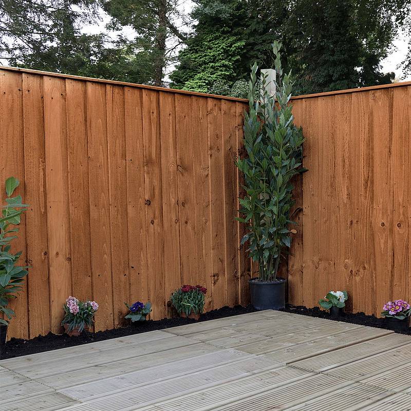 4ft x 6ft Pressure Treated Feather Edge Fence Panel