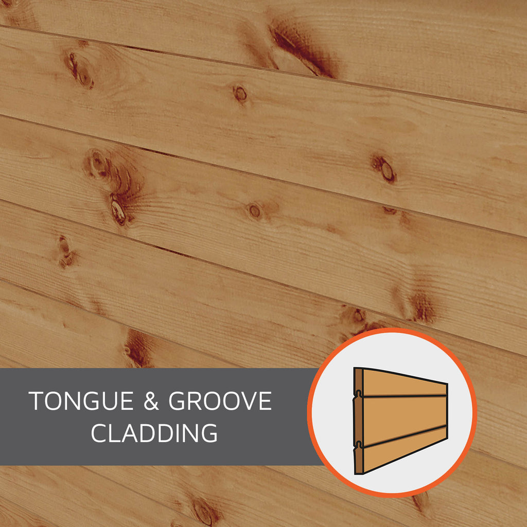 3 x 5 Tongue & Groove Pent Mower Store