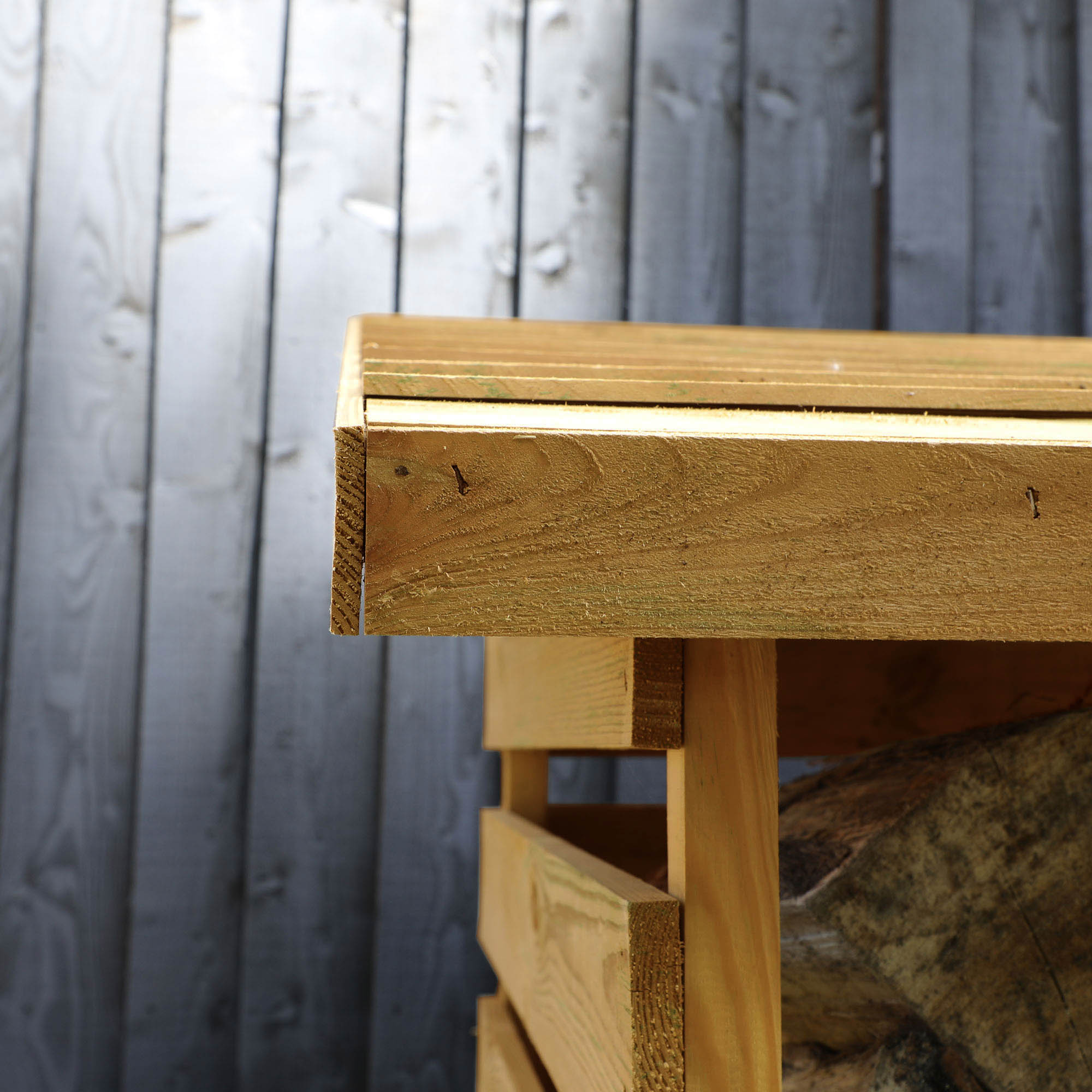 3ft x 3ft Pressure Treated Single Log Store