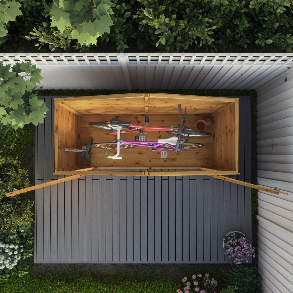 3 x 7 Tongue & Groove Apex Bike Store