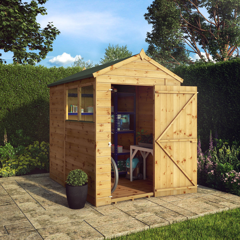 7 x 5 Shiplap Apex Wooden Shed