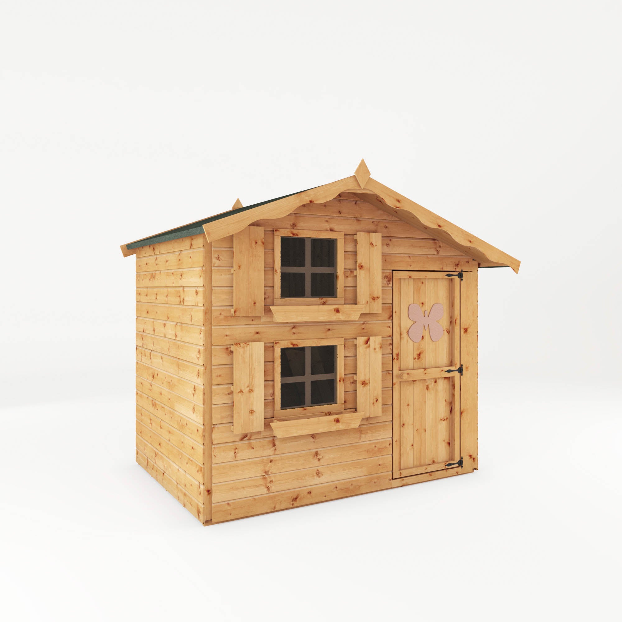 7 x 5 Snowdrop Apex Wooden Playhouse with Loft