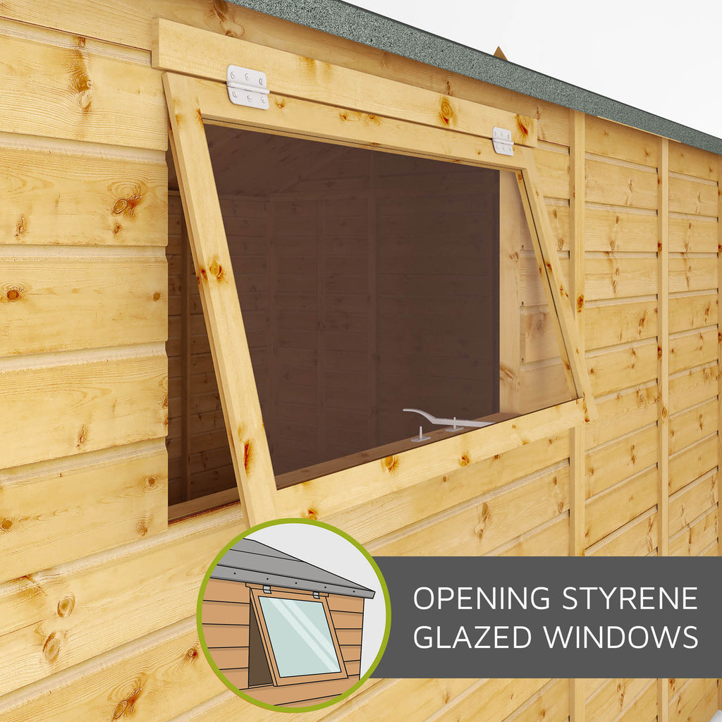 18 x 10 Premium Shiplap Apex Workshop