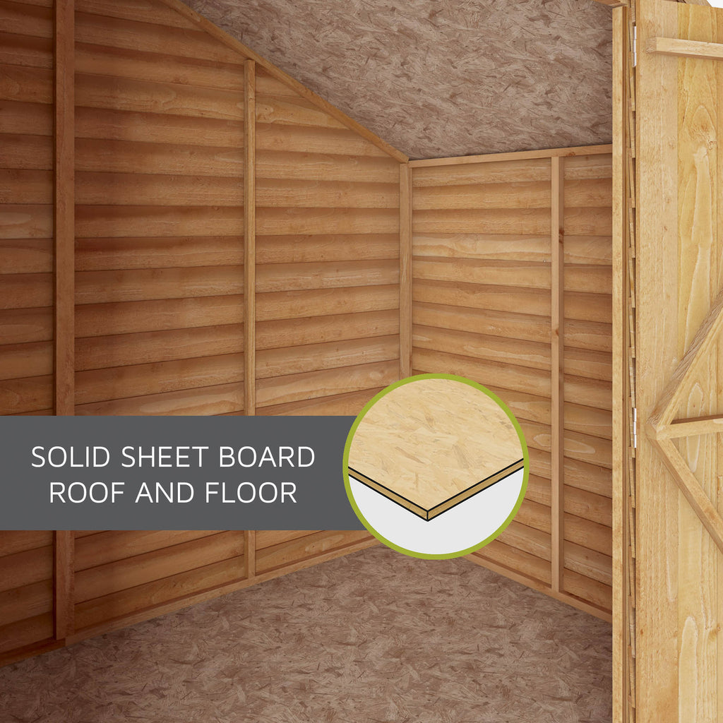 8 x 6 Overlap Apex - Double Door