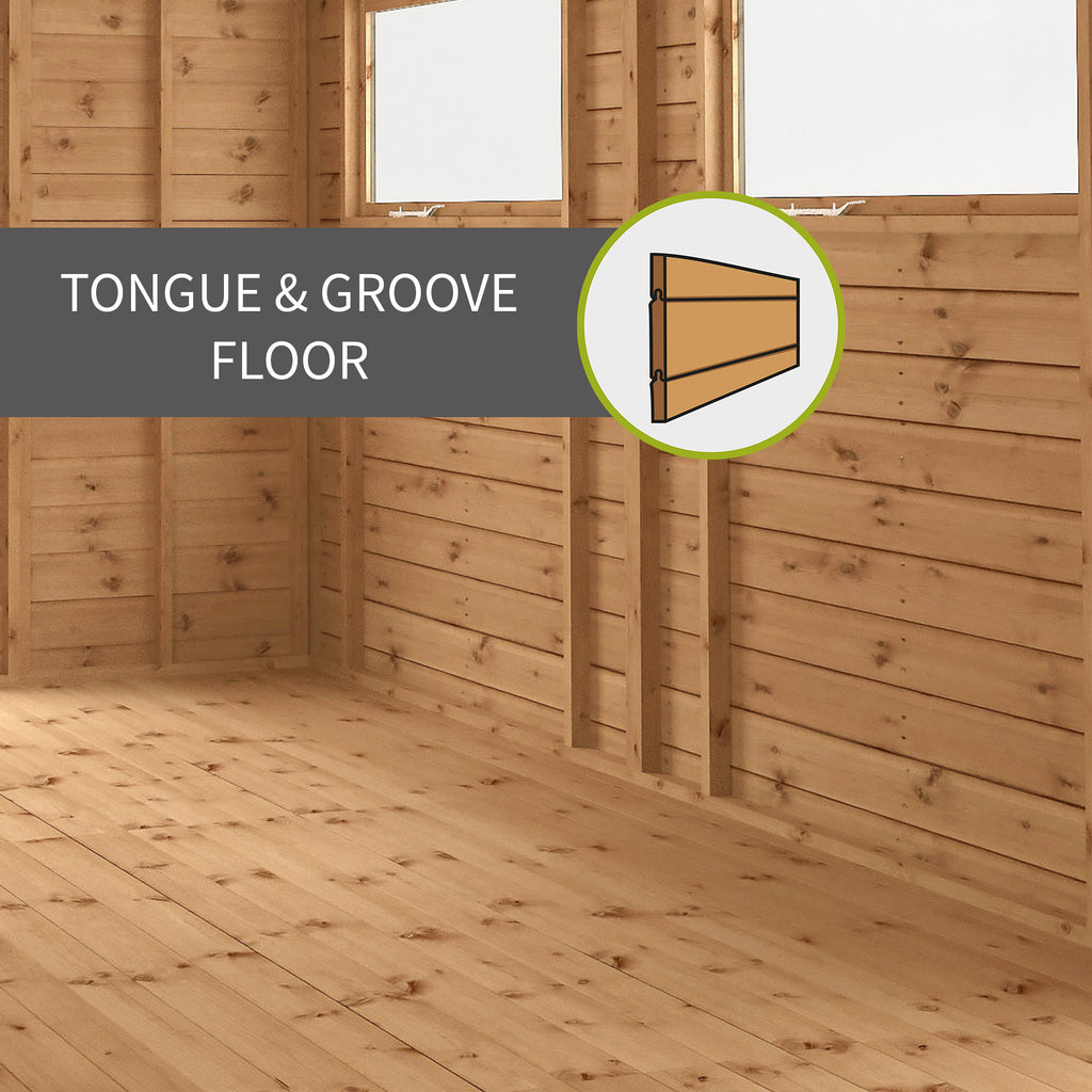 3 x 7 Tongue & Groove Apex Bike Store